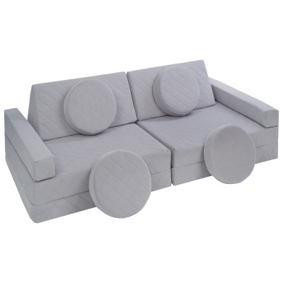 Canapé modulaire multifonctionnel de blocs en mousse pour les enfants 